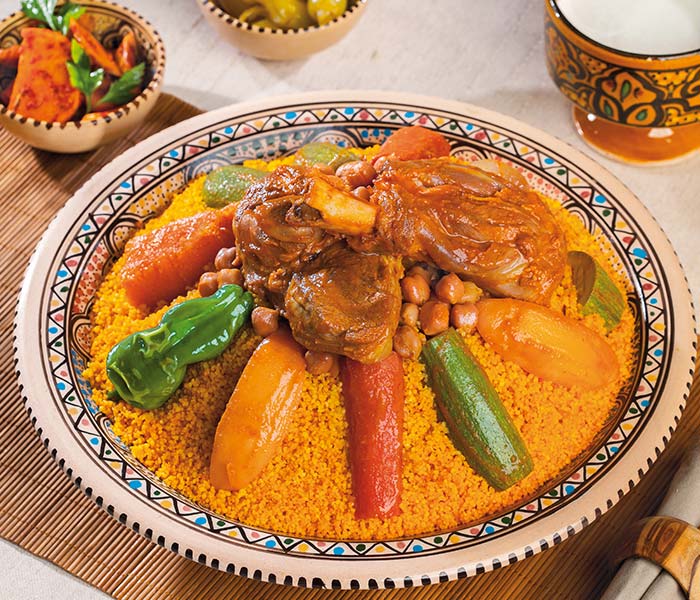couscous a l'agneau tunisien